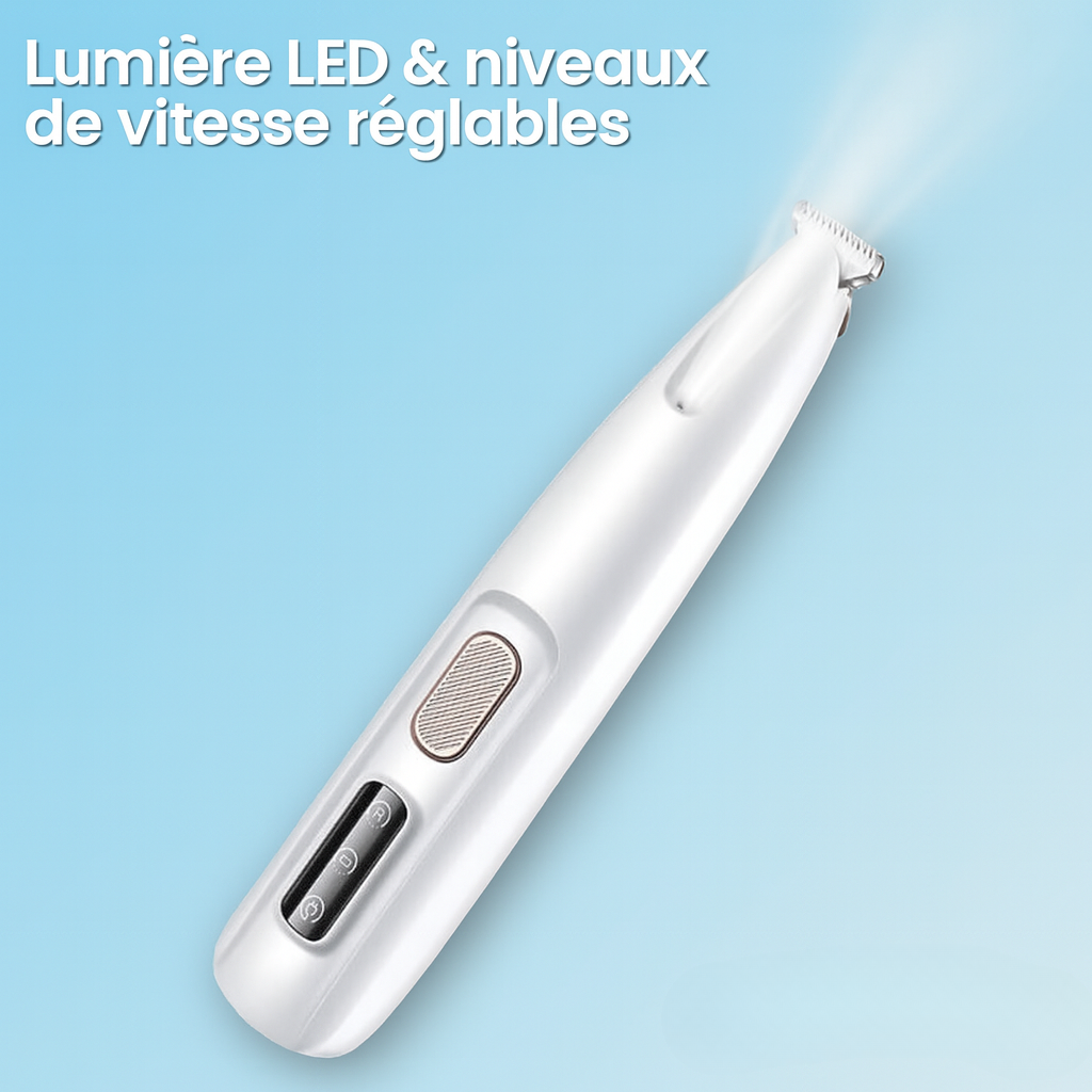 Tondeuse pour Chiens avec Lumière LED – Étanche & Lame Large 18 mm